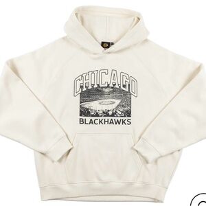 Chicago Blackhawks Stadium Cream Hoodie